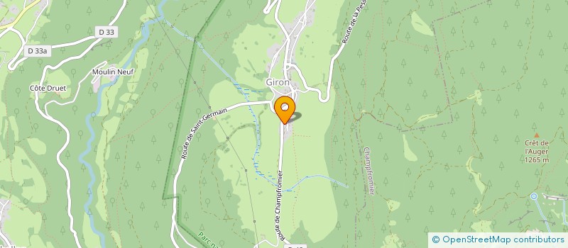 localisation de l'entreprise MONSIEUR CHRISTOPHE RONDOT  ECHALLON