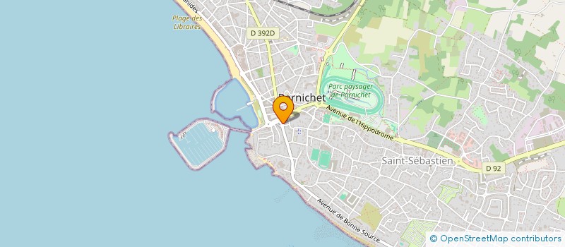 localisation de l'entreprise MONSIEUR CHRISTOPHE ROQUEBERT à PORNICHET
