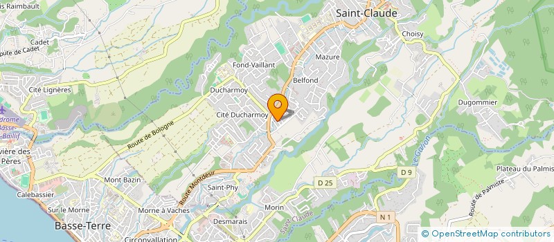 localisation de l'entreprise MONSIEUR CHRISTOPHE ROQUET à SAINT-CLAUDE