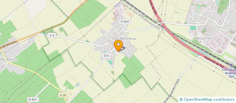 localisation de l'entreprise MONSIEUR CHRISTOPHE ROSATI  LES MESNEUX