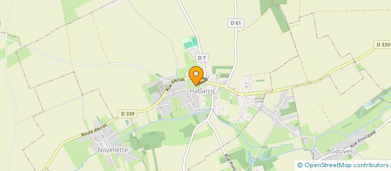 localisation de l'entreprise MONSIEUR CHRISTOPHE ROSE  BAILLEULMONT