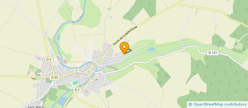 localisation de l'entreprise MONSIEUR CHRISTOPHE ROSE  DONZY