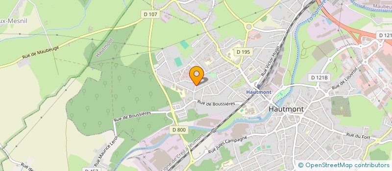 localisation de l'entreprise MONSIEUR CHRISTOPHE ROSSI  HAUTMONT