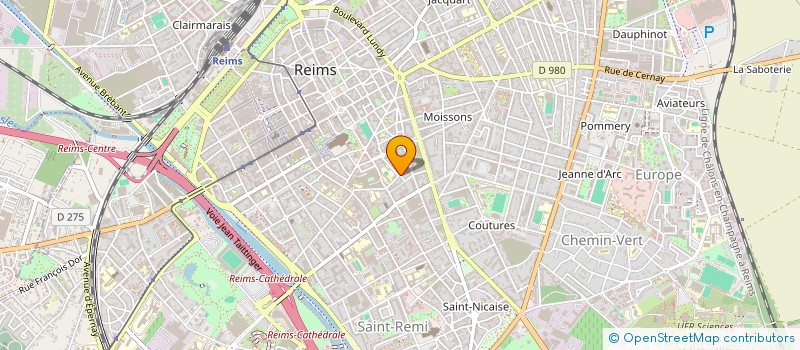 localisation de l'entreprise MONSIEUR CHRISTOPHE ROSTAING  REIMS