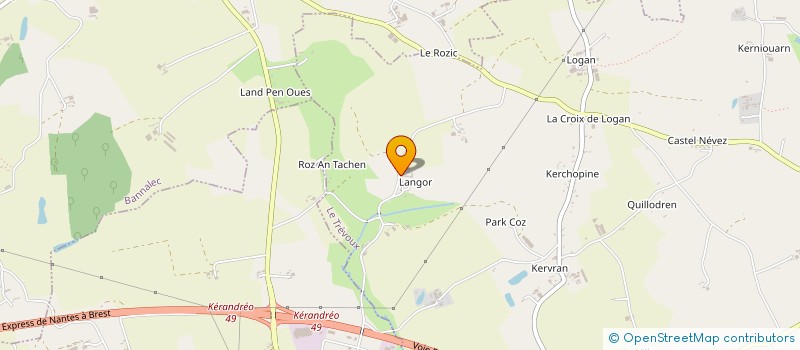 localisation de l'entreprise MONSIEUR CHRISTOPHE ROTAIS  LE TREVOUX