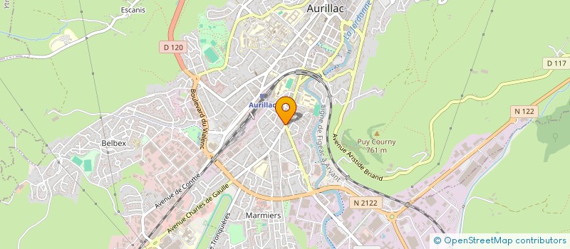localisation de l'entreprise MONSIEUR CHRISTOPHE ROUFFET à AURILLAC