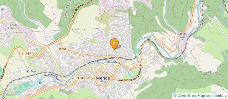 localisation de l'entreprise MONSIEUR CHRISTOPHE ROUILLET  MONTS-DE-RANDON