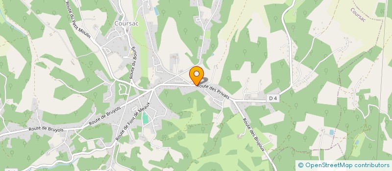 localisation de l'entreprise MONSIEUR CHRISTOPHE ROUJA  COURSAC