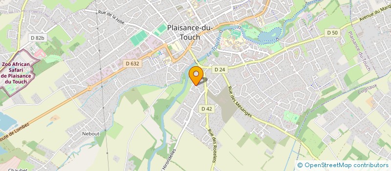 localisation de l'entreprise MONSIEUR CHRISTOPHE ROUMEGAS  PLAISANCE-DU-TOUCH