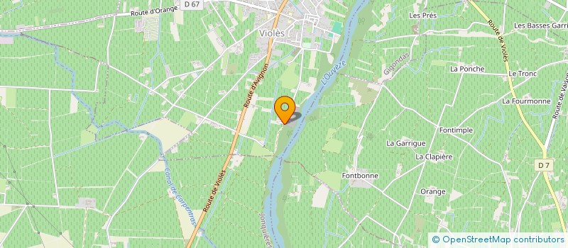 localisation de l'entreprise MONSIEUR CHRISTOPHE ROURE à VIOLES