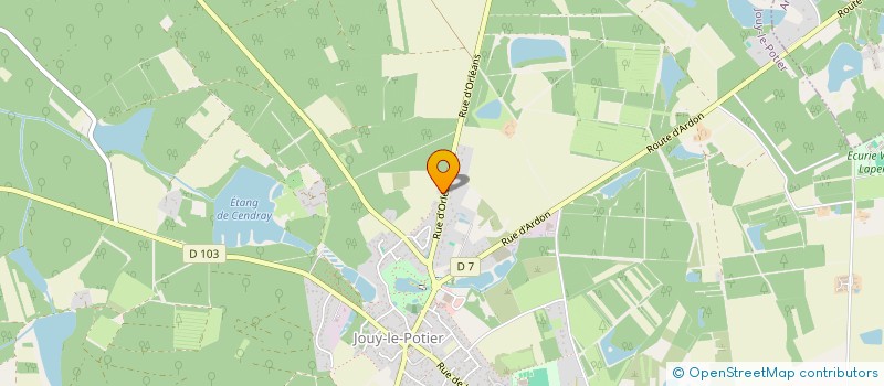 localisation de l'entreprise MONSIEUR CHRISTOPHE ROUSSEAU à JOUY-LE-POTIER