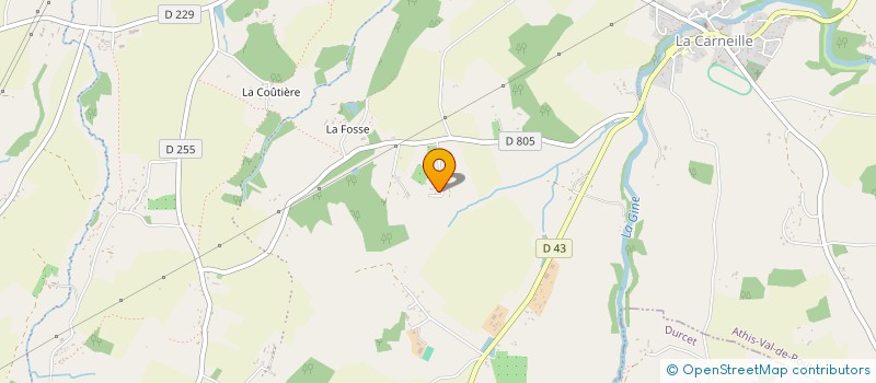 localisation de l'entreprise MONSIEUR CHRISTOPHE ROUSSEL à ATHIS-VAL DE ROUVRE
