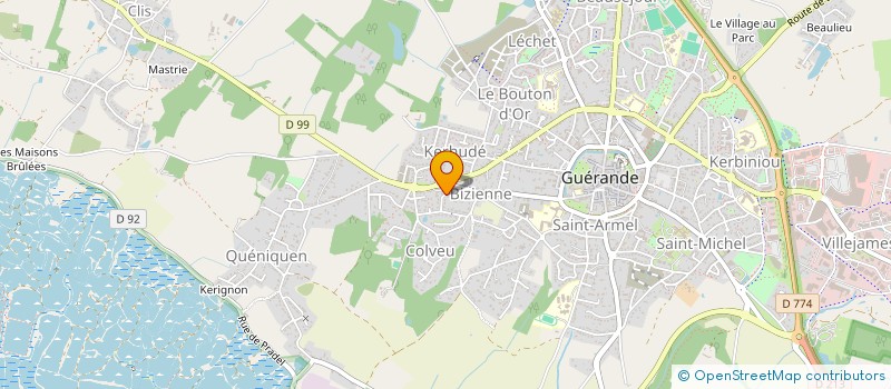 localisation de l'entreprise MONSIEUR CHRISTOPHE ROUSSELLE à GUERANDE