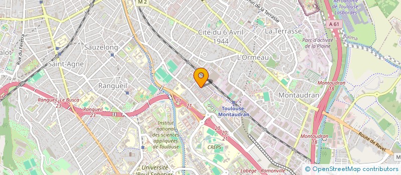 localisation de l'entreprise MONSIEUR CHRISTOPHE ROUSSELLE à TOULOUSE