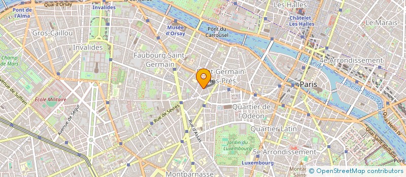 localisation de l'entreprise MONSIEUR CHRISTOPHE ROUSSET  PARIS