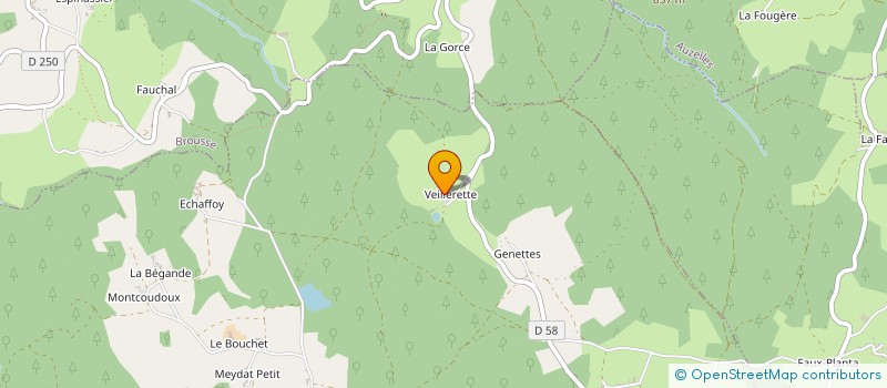 localisation de l'entreprise MONSIEUR CHRISTOPHE ROUVET  CONDAT-LES-MONTBOISSIER