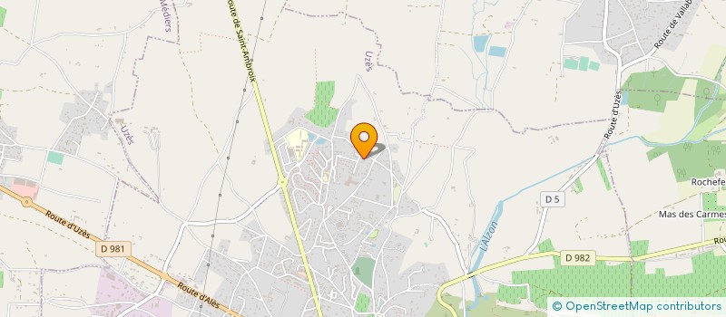 localisation de l'entreprise MONSIEUR CHRISTOPHE ROUX  UZES