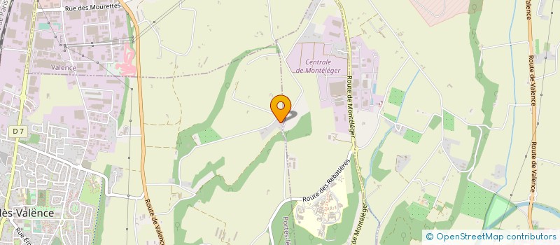 localisation de l'entreprise MONSIEUR CHRISTOPHE ROUX  PORTES LES VALENCE