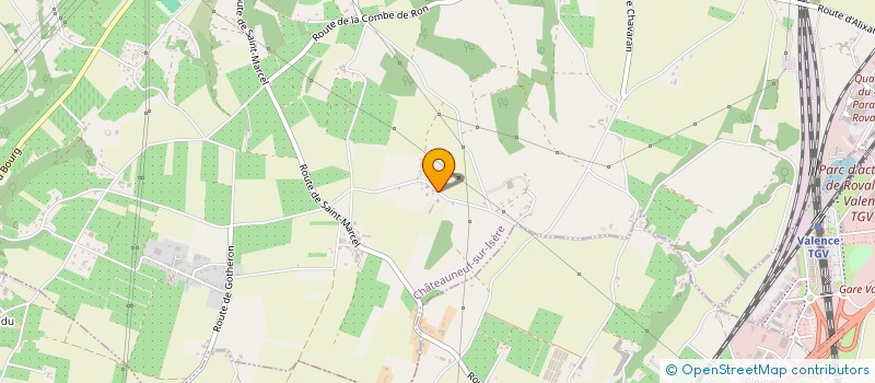 localisation de l'entreprise MONSIEUR CHRISTOPHE ROUX à CHATEAUNEUF-SUR-ISERE