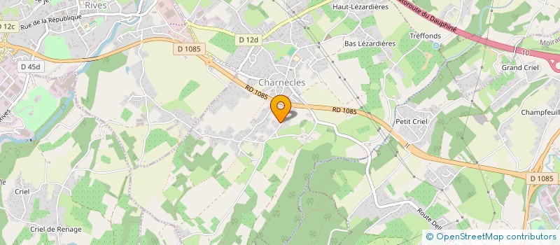 localisation de l'entreprise MONSIEUR CHRISTOPHE ROUX  CHARNECLES