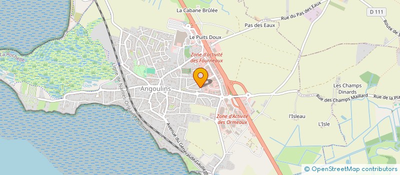 localisation de l'entreprise MONSIEUR CHRISTOPHE ROUXEL à ANGOULINS