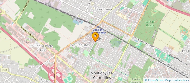 localisation de l'entreprise MONSIEUR CHRISTOPHE ROUXEL à MONTIGNY-LES-CORMEILLES