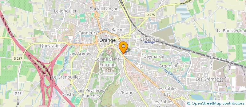 localisation de l'entreprise MONSIEUR CHRISTOPHE ROVELLI à ORANGE