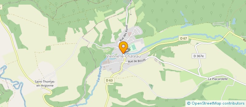 localisation de l'entreprise MONSIEUR CHRISTOPHE ROYER  VIENNE-LE-CHATEAU