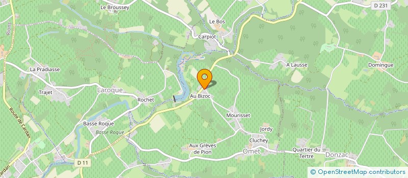 localisation de l'entreprise MONSIEUR CHRISTOPHE RUDELIN  GABARNAC