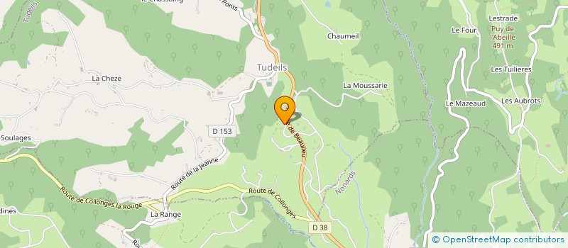 localisation de l'entreprise MONSIEUR CHRISTOPHE RUE  TUDEILS