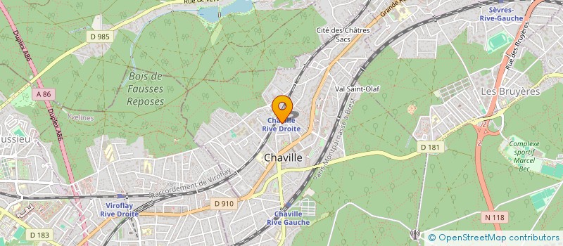 localisation de l'entreprise MONSIEUR CHRISTOPHE RUET à CHAVILLE