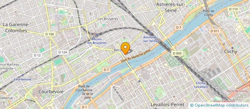 localisation de l'entreprise MONSIEUR CHRISTOPHE RUIZ à COURBEVOIE
