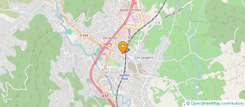 localisation de l'entreprise MONSIEUR CHRISTOPHE RUIZ à SOLLIES-PONT