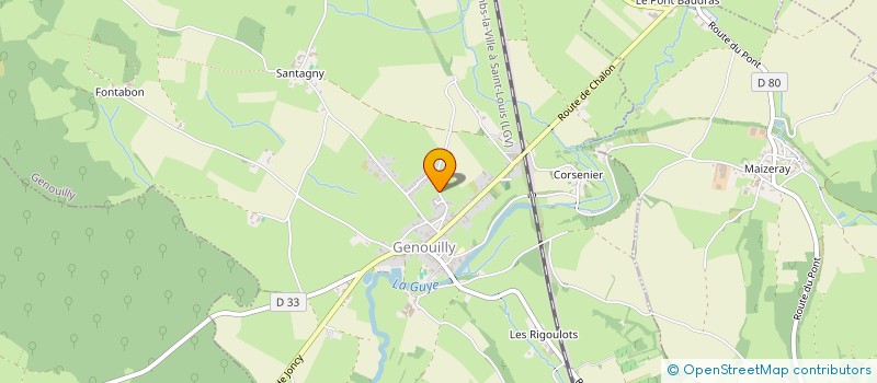 localisation de l'entreprise MONSIEUR CHRISTOPHE RUIZ  GENOUILLY