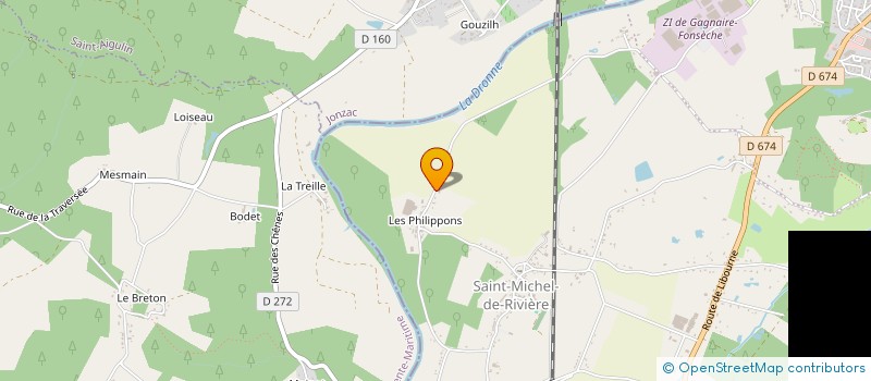 localisation de l'entreprise MONSIEUR CHRISTOPHE RULIN  LA ROCHE-CHALAIS