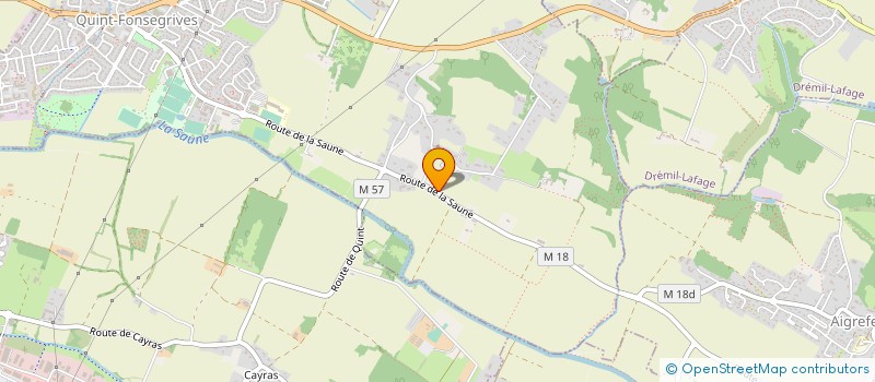 localisation de l'entreprise MONSIEUR CHRISTOPHE RUSSELLO  QUINT-FONSEGRIVES