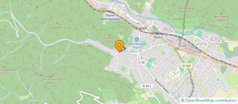 localisation de l'entreprise MONSIEUR CHRISTOPHE SABLONE  THANN