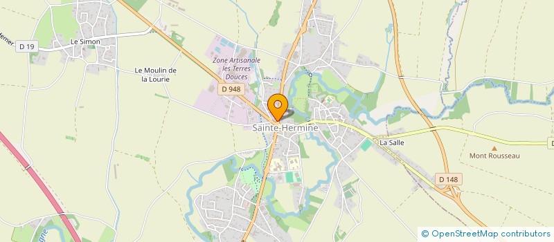 localisation de l'entreprise MONSIEUR CHRISTOPHE SABOURIN  SAINTE-HERMINE