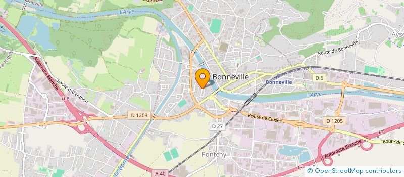 localisation de l'entreprise MONSIEUR CHRISTOPHE SADALA  BONNEVILLE