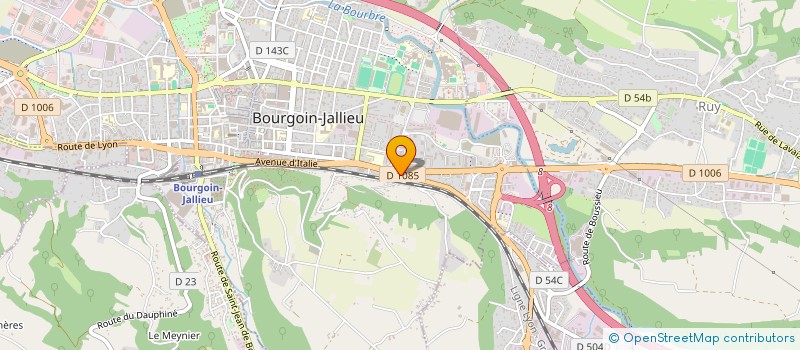 localisation de l'entreprise MONSIEUR CHRISTOPHE SAGE à BOURGOIN-JALLIEU