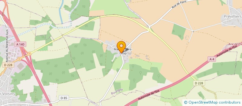 localisation de l'entreprise MONSIEUR CHRISTOPHE SAGET  BOUTIGNY