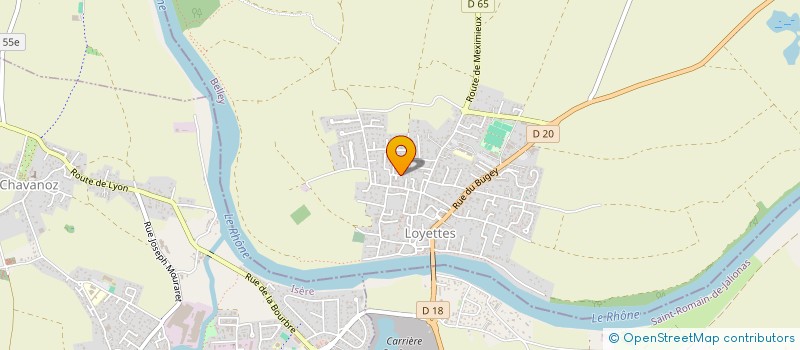 localisation de l'entreprise MONSIEUR CHRISTOPHE SAGNE  LOYETTES