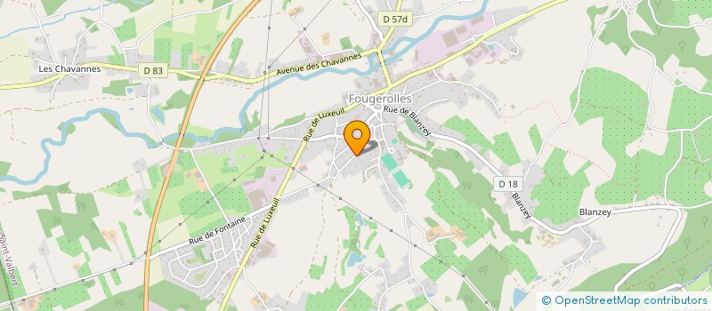 localisation de l'entreprise MONSIEUR CHRISTOPHE SAGUIN à FOUGEROLLES-SAINT-VALBERT