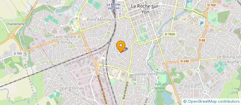 localisation de l'entreprise MONSIEUR CHRISTOPHE SAHRAOUI à LA ROCHE-SUR-YON