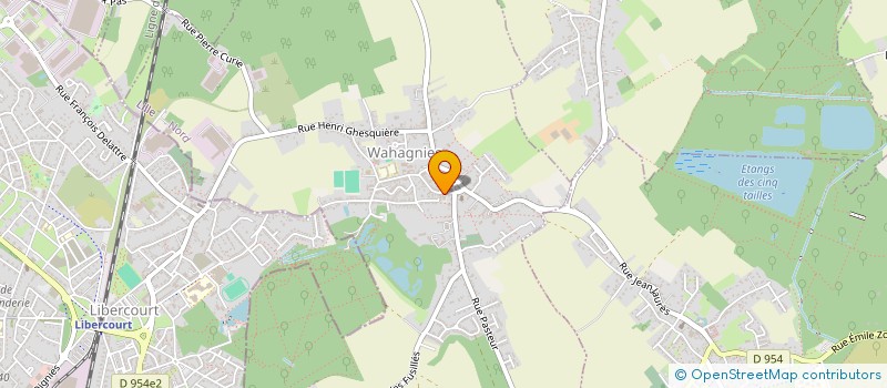localisation de l'entreprise MONSIEUR CHRISTOPHE SAILLY  WAHAGNIES