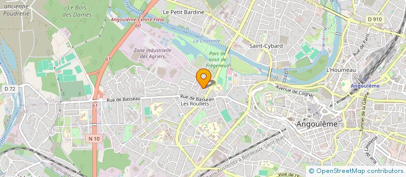 localisation de l'entreprise MONSIEUR CHRISTOPHE SAINGES à ANGOULEME