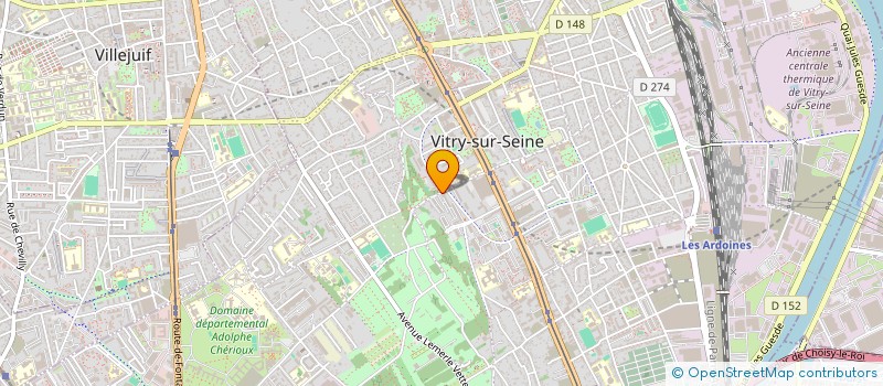 localisation de l'entreprise MONSIEUR CHRISTOPHE SALARIS à VITRY-SUR-SEINE