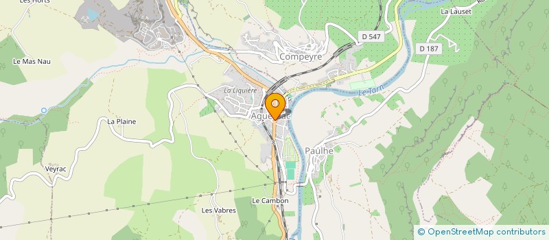 localisation de l'entreprise MONSIEUR CHRISTOPHE SALESSE  AGUESSAC