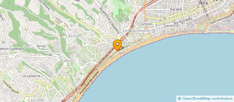 localisation de l'entreprise MONSIEUR CHRISTOPHE SALINI à NICE