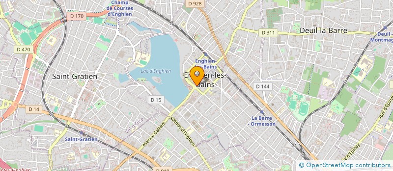 localisation de l'entreprise MONSIEUR CHRISTOPHE SALLEY  ENGHIEN-LES-BAINS